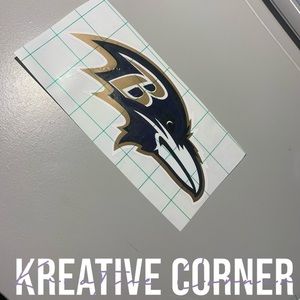 layered car decal